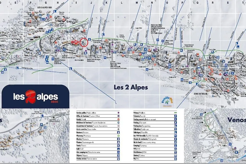 Joli Studio Pour 4 Personnes - Proche Du Centre Apartman Les Deux Alpes Franciaország